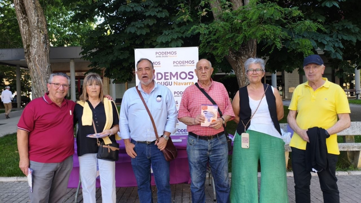 Podemos Navarra inicia en Tafalla una ronda por las merindades para exigir mayor soberanía en el mundo rural