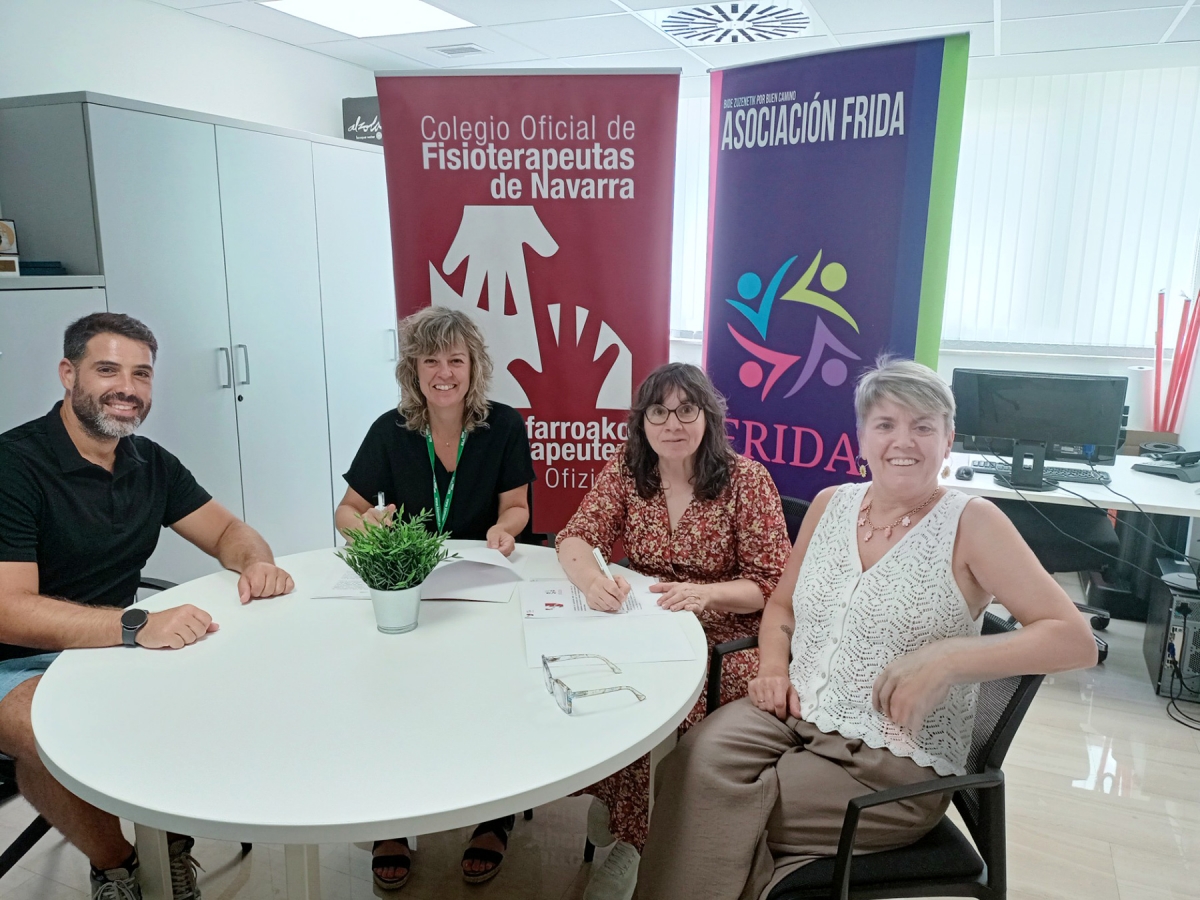 La Asociación FRIDA y los fisioterapeutas de Navarra se unen para mejorar la vida de las personas con fibromialgia