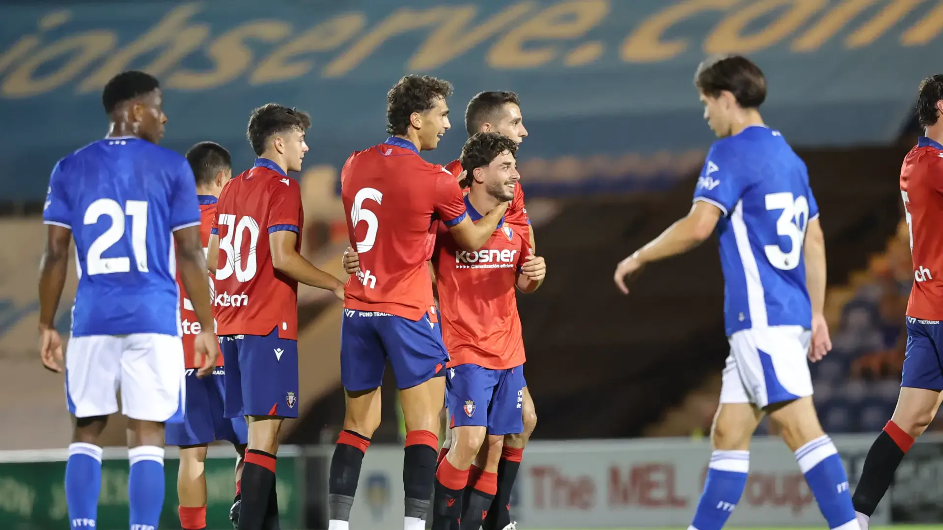 Osasuna logra su segundo triunfo de pretemporada en Inglaterra tras vencer al Ipswich Town gracias al golazo de Moro