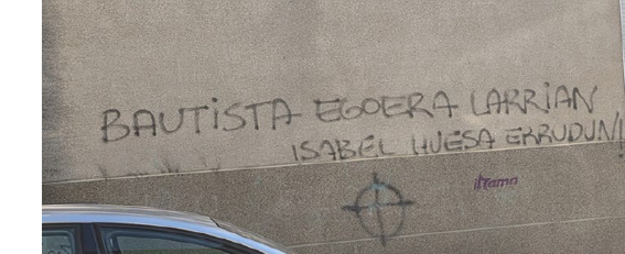 El TAN da la razón a UPN y confirma que Etxarri-Aranatz no actuó ante pintadas de enaltecimiento etarra