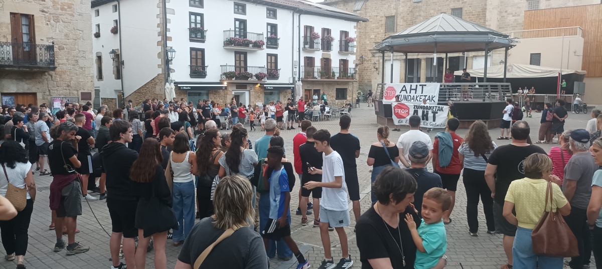 Semana de movilizaciones en Altsasu contra los sondeos del TAV