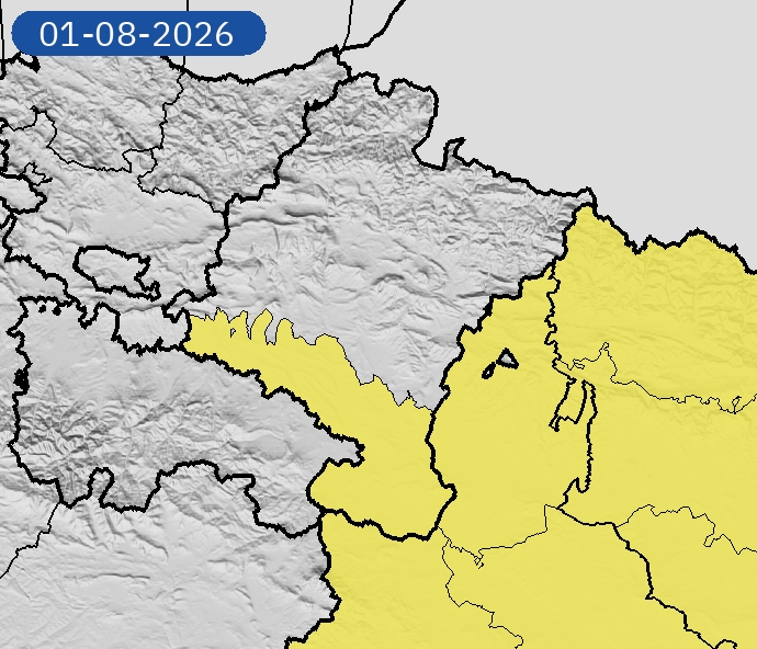 Regresa el calor, con aviso amarillo para este sábado en la Ribera y el domingo para toda Navarra