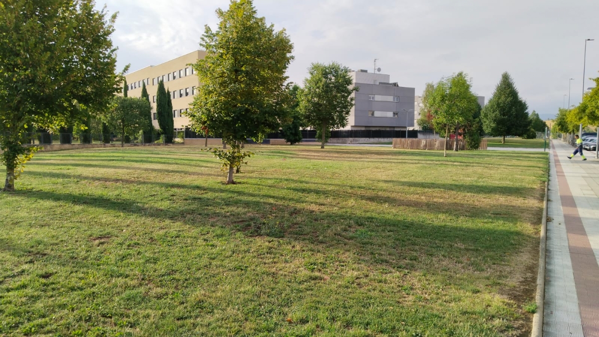 Comienzan los trabajos previos para construir las nuevas zonas deportivas de Sarriguren