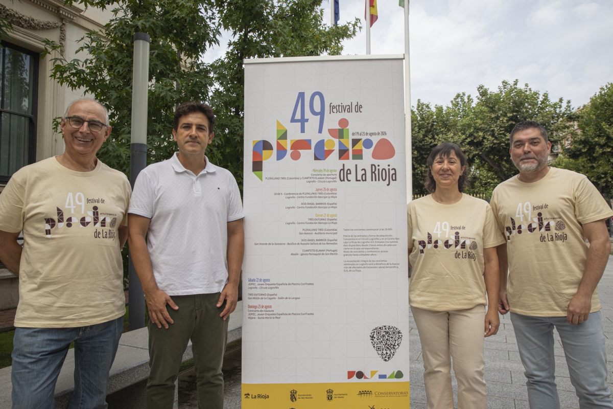 El Festival Internacional de Plectro de La Rioja reunirá a más de 40 músicos de Colombia, Portugal y España
