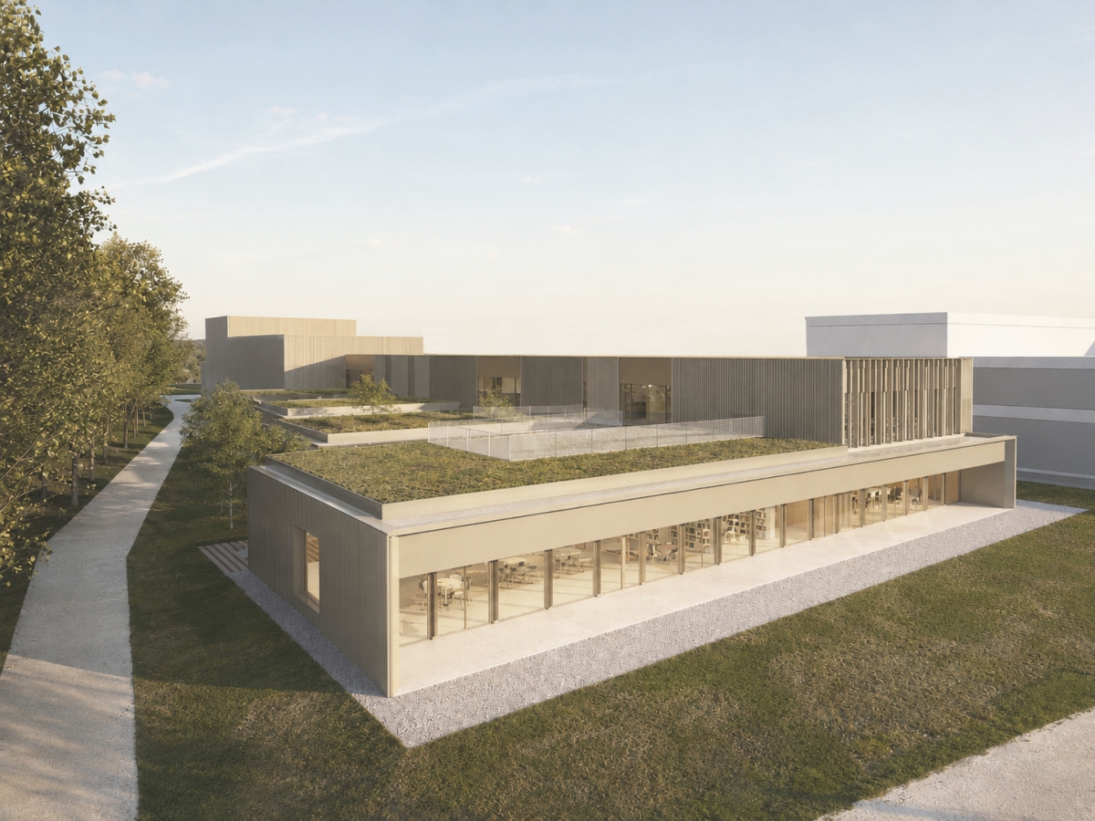 Así lucirá la nueva Casa de Cultura del Valle de Egüés: un edificio de energía positiva junto al lago de Sarriguren