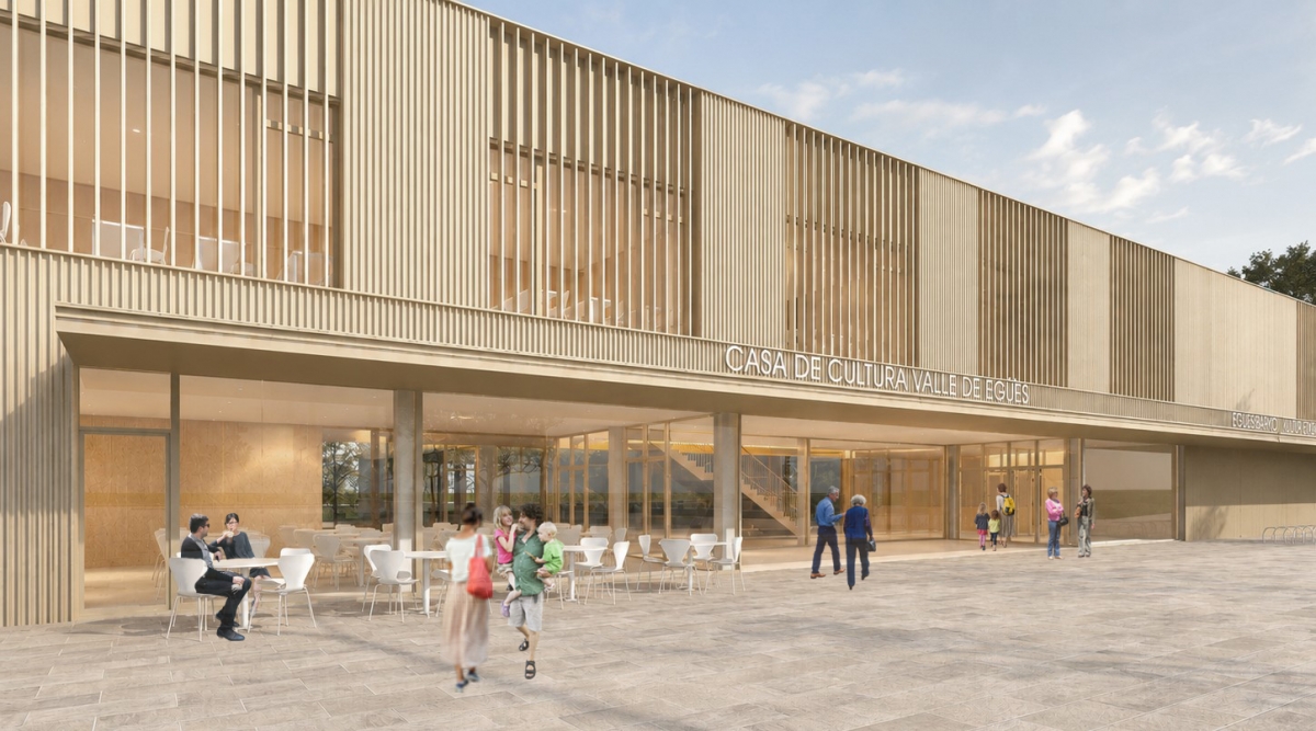 El Valle de Egüés licita la Casa de Cultura de Sarriguren, una obra de más de 11,6 millones y 20 meses de plazo