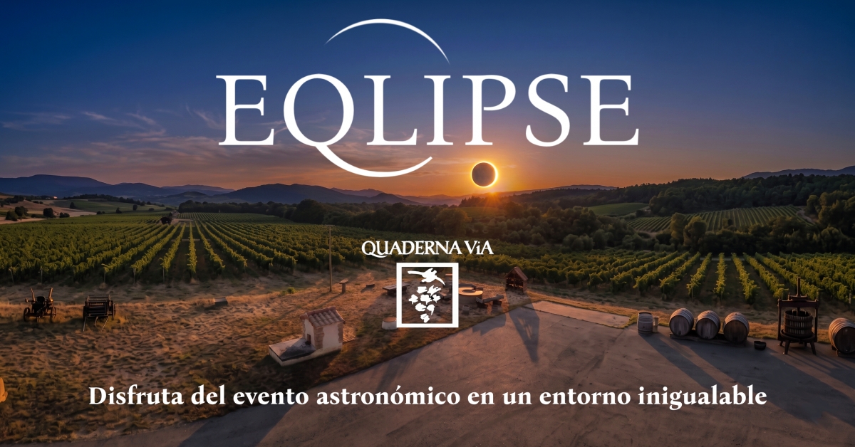 Bodegas Quaderna Vía organiza 'EQLIPSE', un tardeo entre viñedos ecológicos para vivir el eclipse solar del 12 de agosto