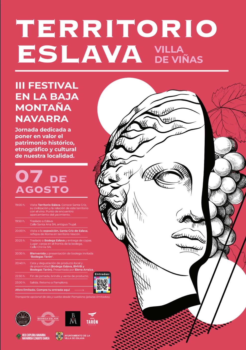 Eslava celebra este viernes una nueva edición de Villa de Viñas, festival que une enoturismo, cultura y patrimonio 