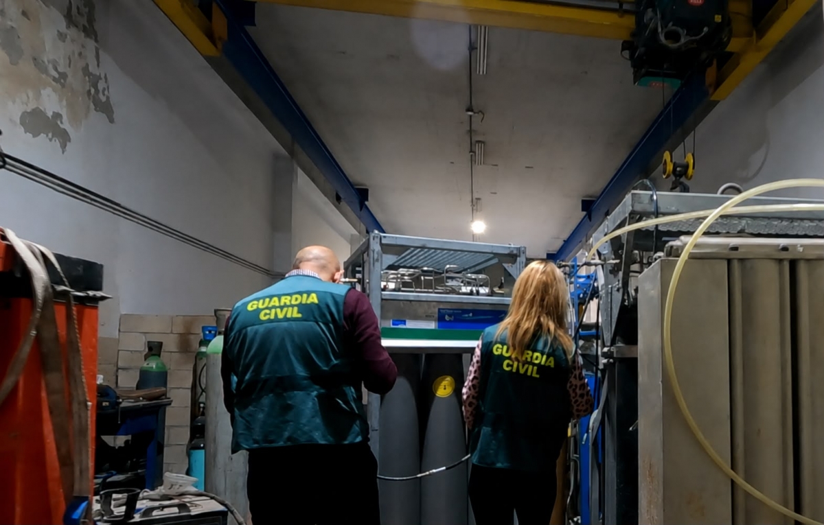 La Guardia Civil esclarece un robo de maquinaria industrial valorada en 200.000 euros en Peralta