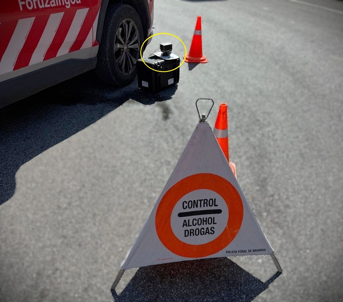 Un radar móvil controlará la velocidad en el casco urbano de Estella el 30 de septiembre
