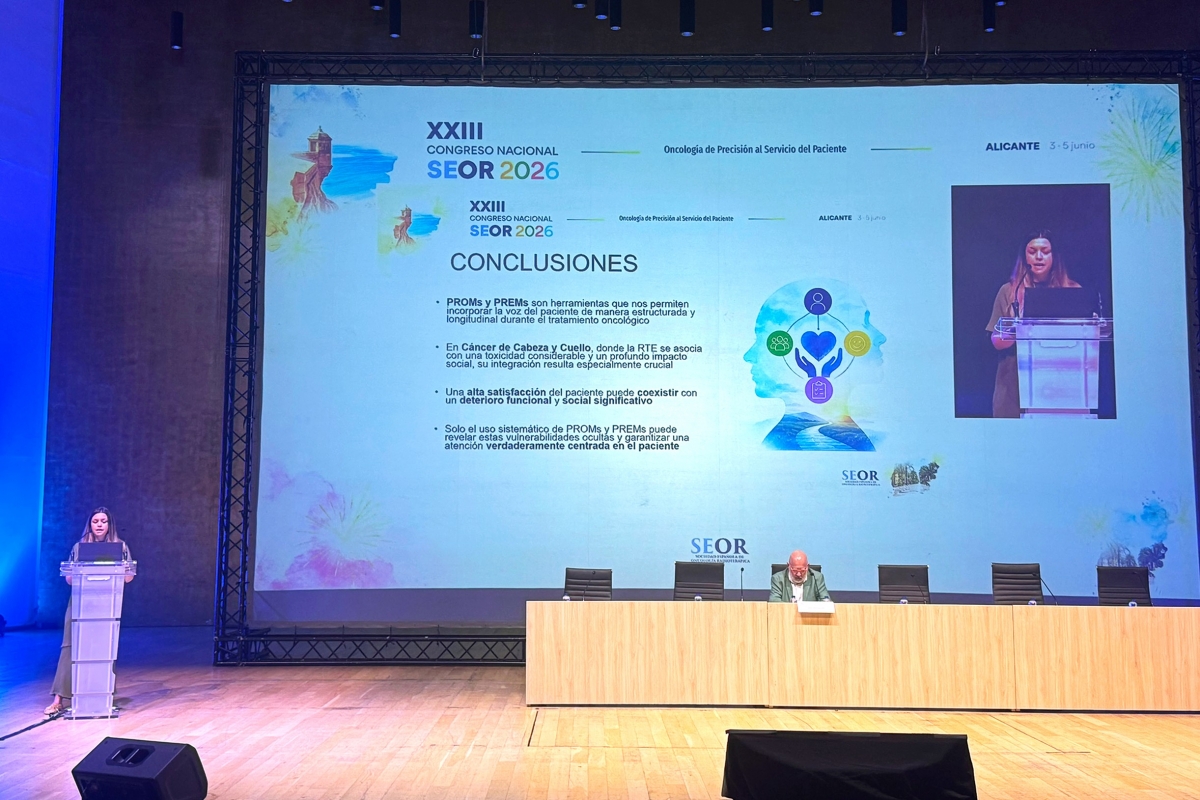 Un trabajo del HUN sobre la experiencia de pacientes tratados con radioterapia, reconocido en un congreso nacional