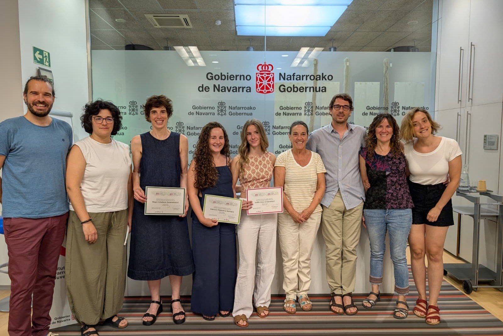 El Instituto Navarro de la Juventud premia la excelencia en educación en el tiempo libre