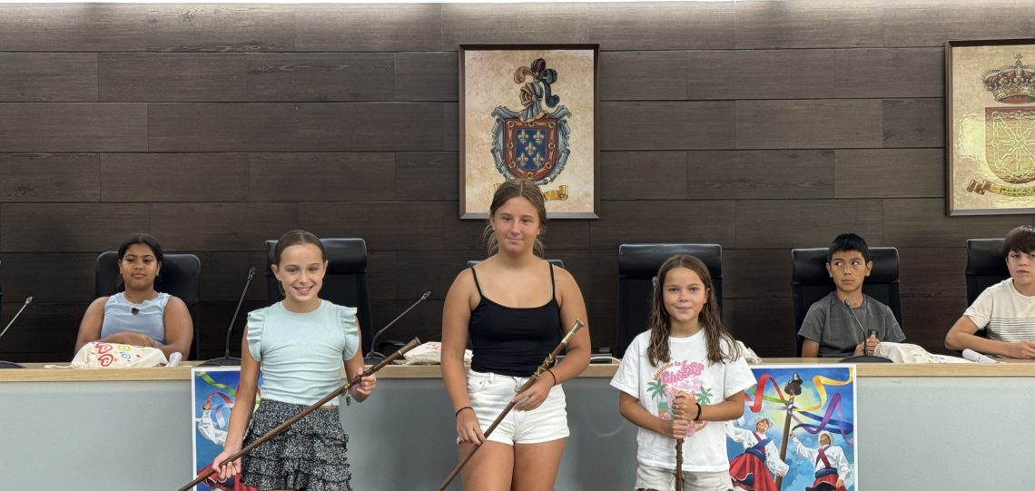 Lucía Errea Tamudo, alcaldesa txiki de Burlada en las fiestas de 2026