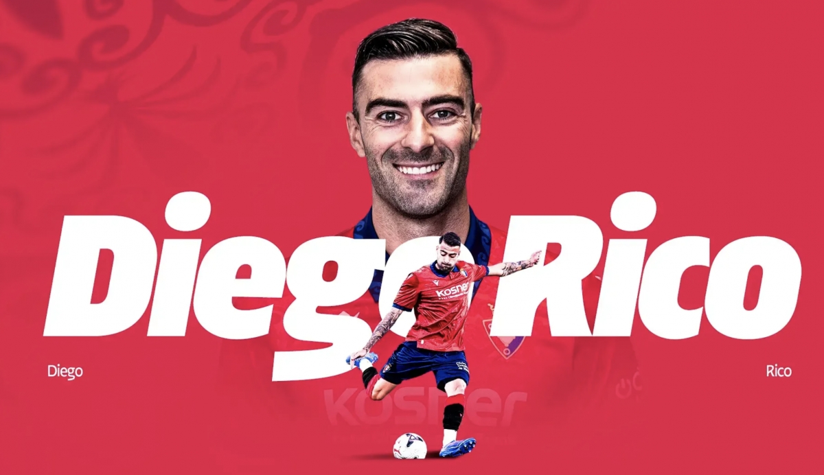 Osasuna cierra el fichaje de Diego Rico para reforzar el lateral izquierdo