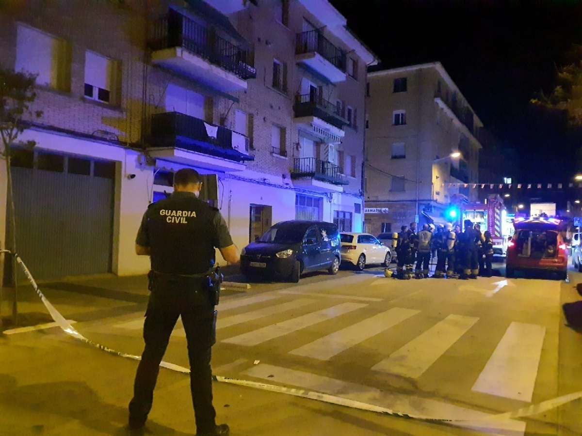 La Guardia Civil investiga un incendio en una vivienda de Lodosa que ha causado la muerte de cuatro mascotas