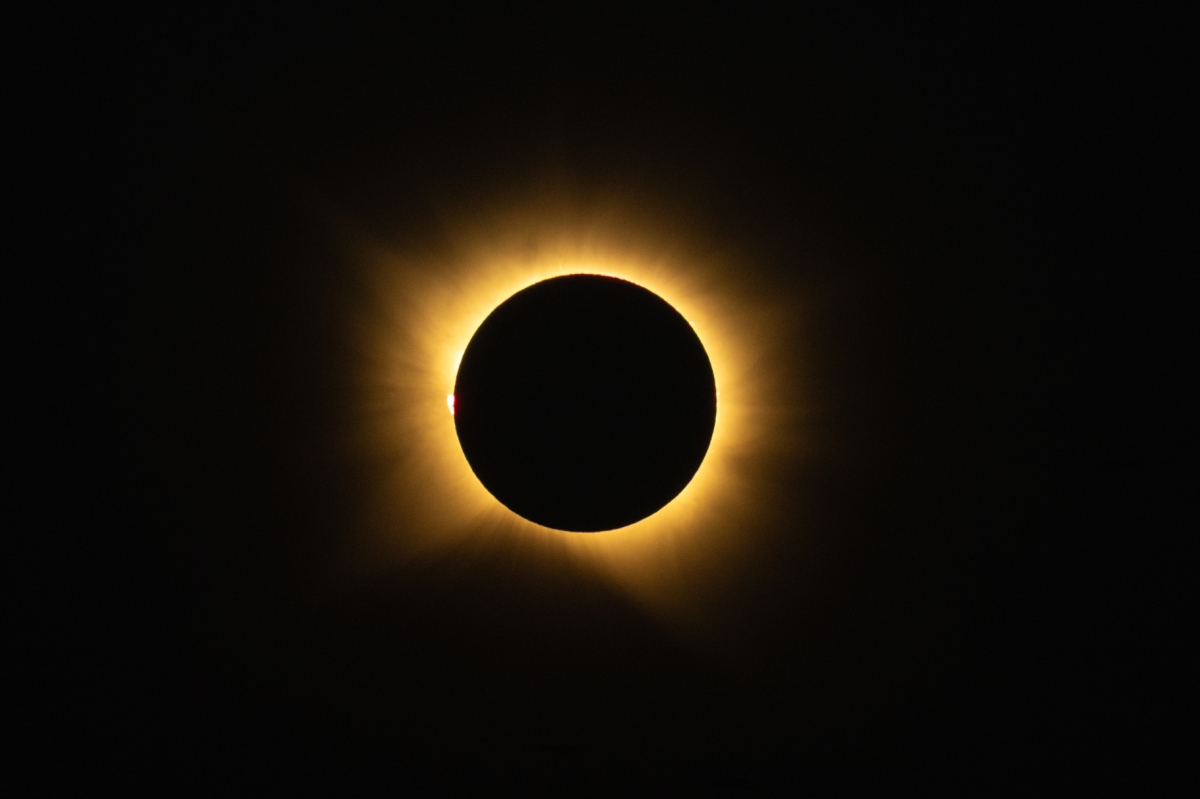 [GALERIA] El eclipse total de Sol, desde Lerín