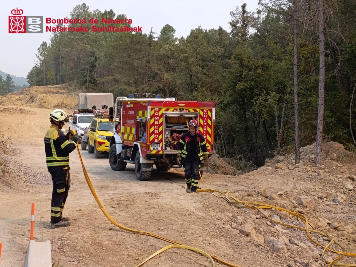 SOS Navarra insiste en pedir a la población que no llame al 112 por el olor a humo debido al incendio en Huesca