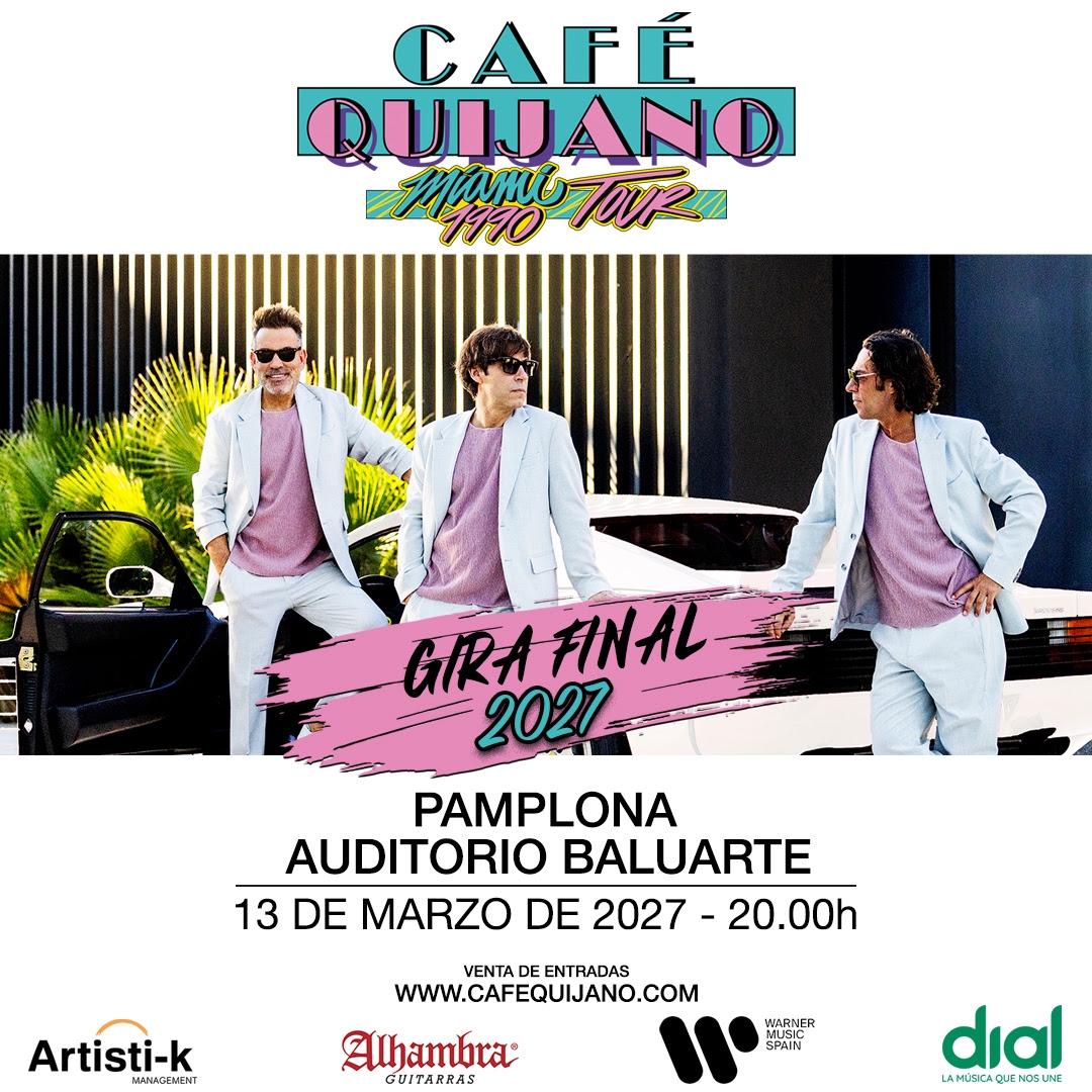 Café Quijano actuará en Baluarte el próximo 13 de marzo