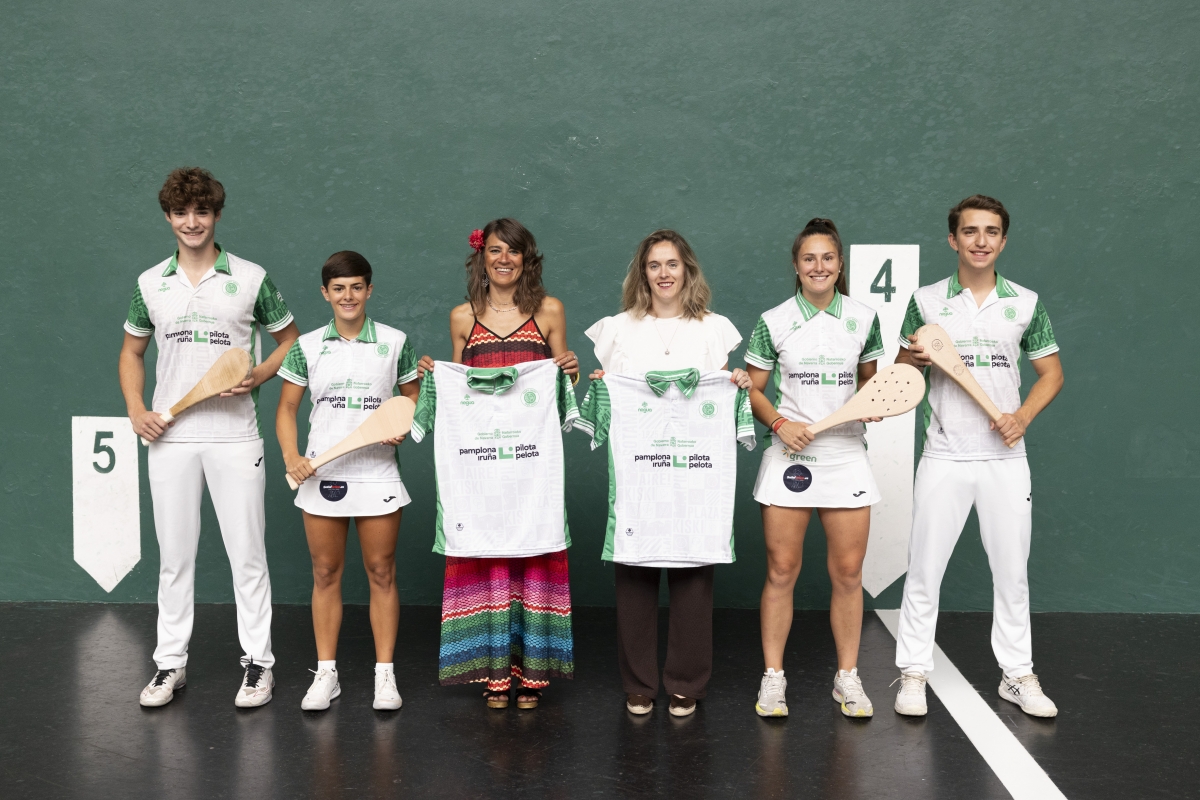 Las selecciones navarras de pelota lucirán la marca 