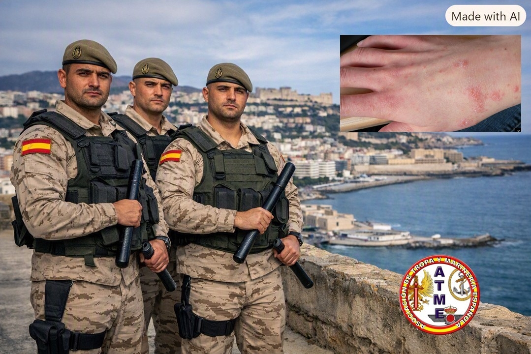 Denuncian la posible aparición de casos de sarna entre los militares desplegados en Ceuta