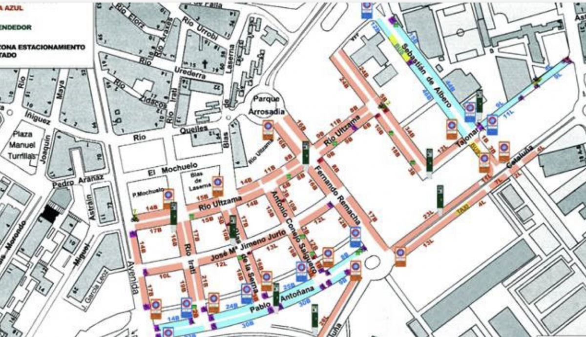 Pamplona ampliará la zona de estacionamiento regulado con 1.000 nuevas plazas en Milagrosa-Arrosadía