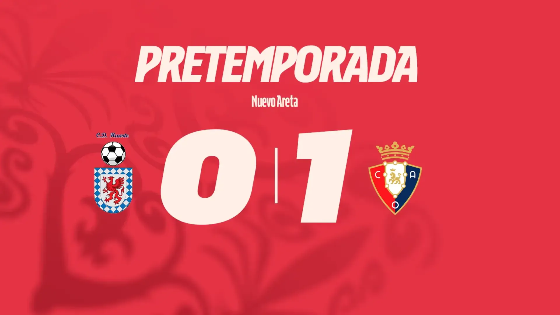 Osasuna Promesas se impone 0-1 al Huarte en un amistoso de pretemporada