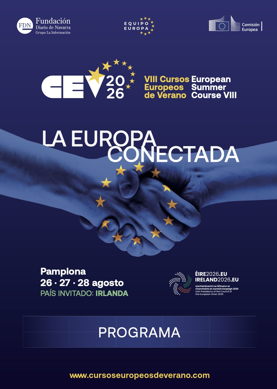 Los VIII Cursos Europeos de Verano comienzan este miércoles con mesas redondas y una ponencia el embajador de Irlanda
