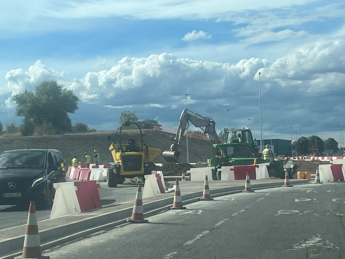 Las obras de la nueva glorieta de la PA-30 generarán importantes afecciones al tráfico en Mutilva y Tajonar