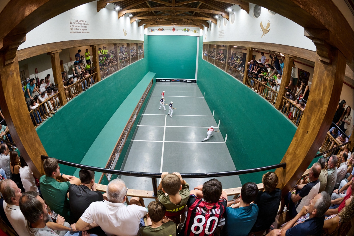 Miki Lascoiti e Iñigo Ansó, rivales de Florian Irigoyen y Thibault Trey en la final masculina del Torneo del Jamón