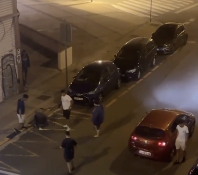 Dos heridos tras una multitudinaria reyerta en la Rochapea