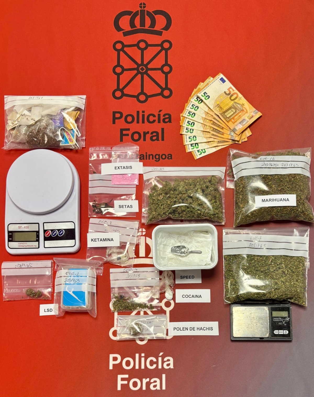 Ingresa en prisión una mujer tras desmantelarse un punto de venta de droga en un piso de Berriozar