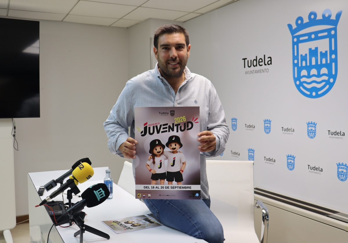 Tudela celebra las fiestas de la juventud del 18 al 20 de septiembre: estas son las novedades