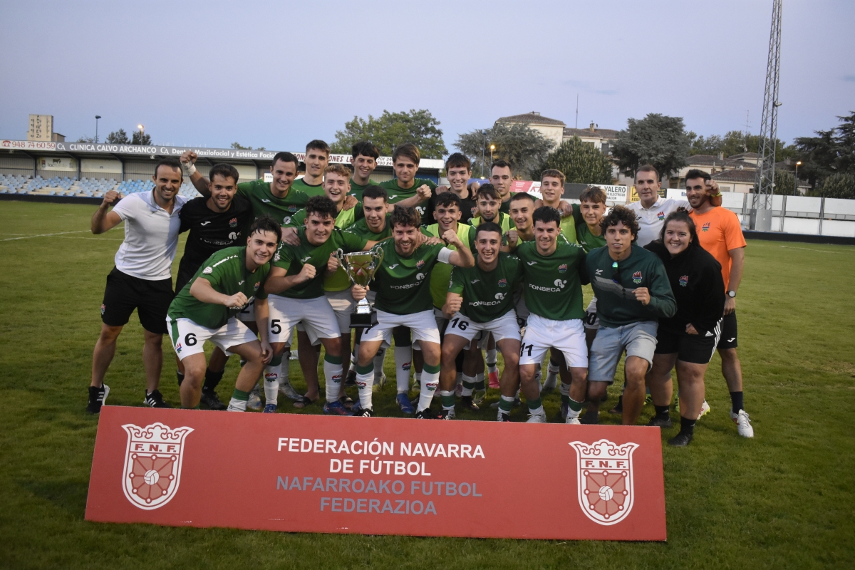 El San Juan se corona campeón navarro de Copa Federación y sueña con la Copa del Rey