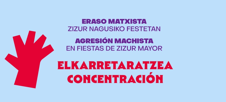 Convocan una concentración este martes en Zizur para rechazar una agresión sexual a una menor en fiestas