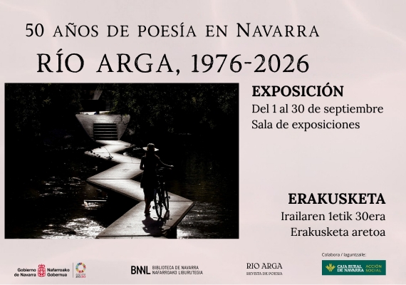 La Biblioteca de Navarra expone los 159 números de la revista de poesía Río Arga por su 50 aniversario