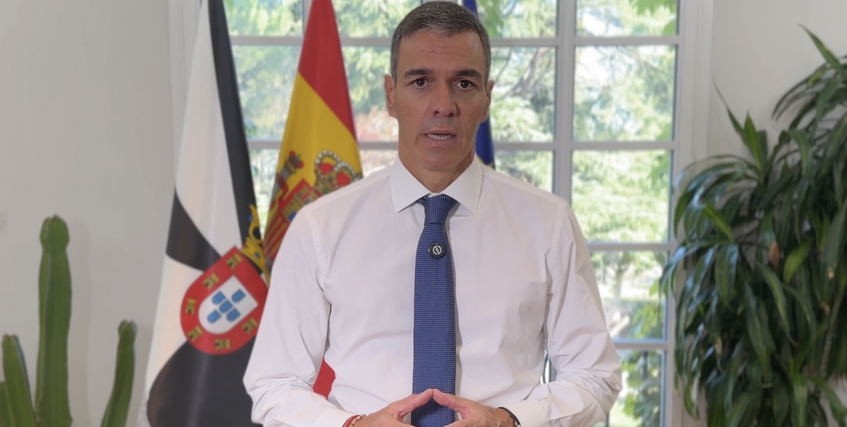 En directo: Sánchez comparece desde la Moncloa 