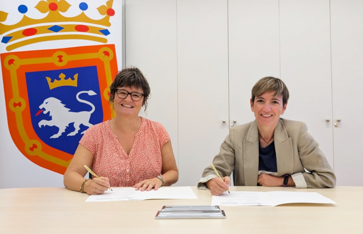 Pamplona y el euskaltegi Zubiarte firman un convenio para fomentar el aprendizaje del euskera 