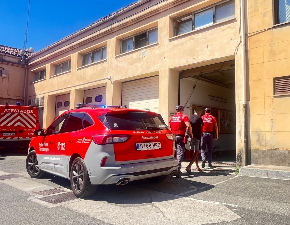 Detenido tras hurtar el móvil de un repartidor en pleno centro de Pamplona