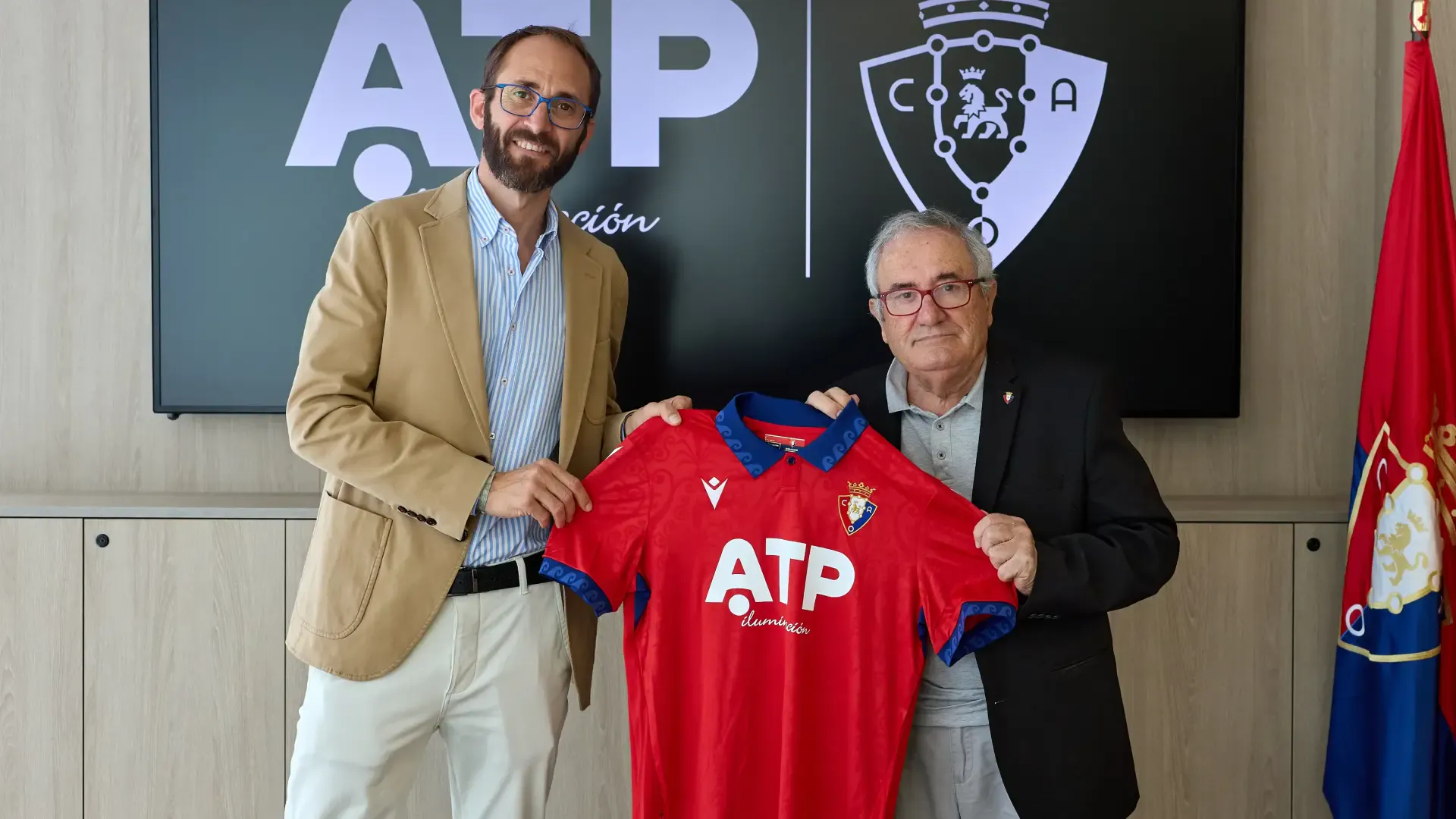  ATP Iluminación será patrocinador principal de Osasuna Promesas y filiales del futbol base