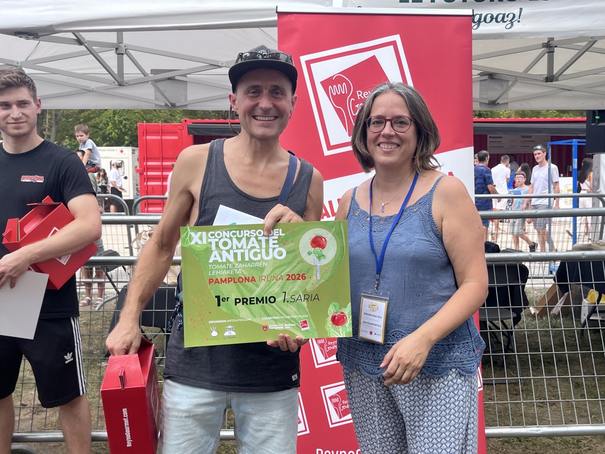 El Moya Verde de Gorka Olague gana el XI Concurso de Tomate Antiguo de Pamplona