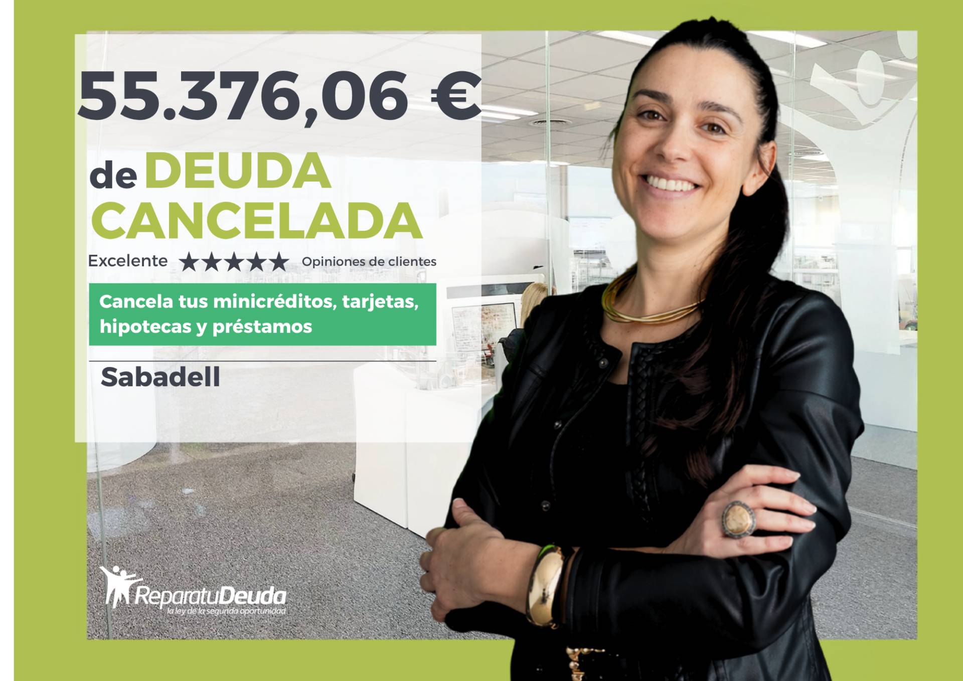 Tras perder su empleo, un vecino de Sabadell cancela 55.376,06 € con Repara tu Deuda y la Ley de 2ª Oportunidad