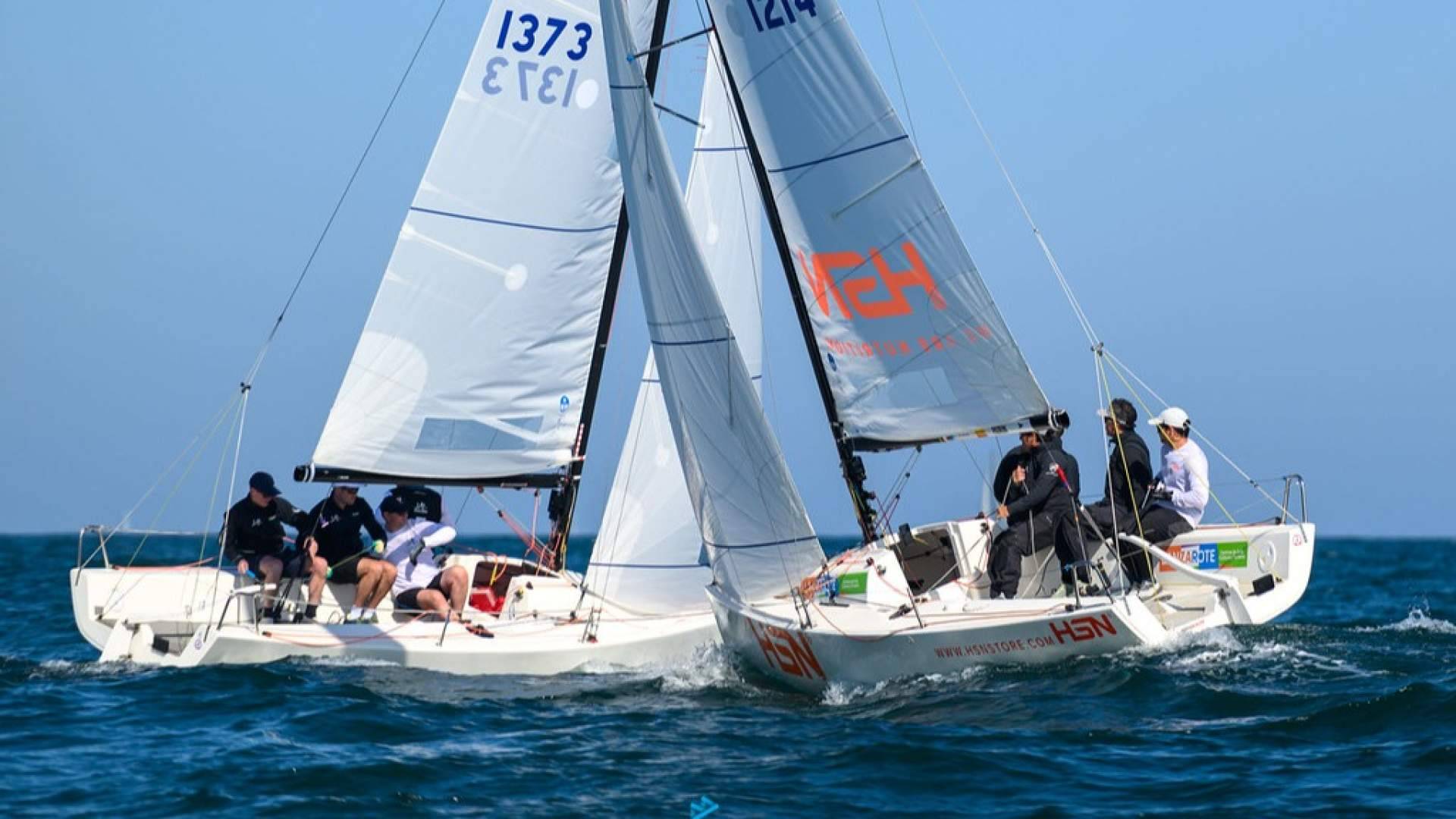 HSN Sailing Team preparado para comenzar el Mundial de J70 que está a punto de comenzar en Cascais