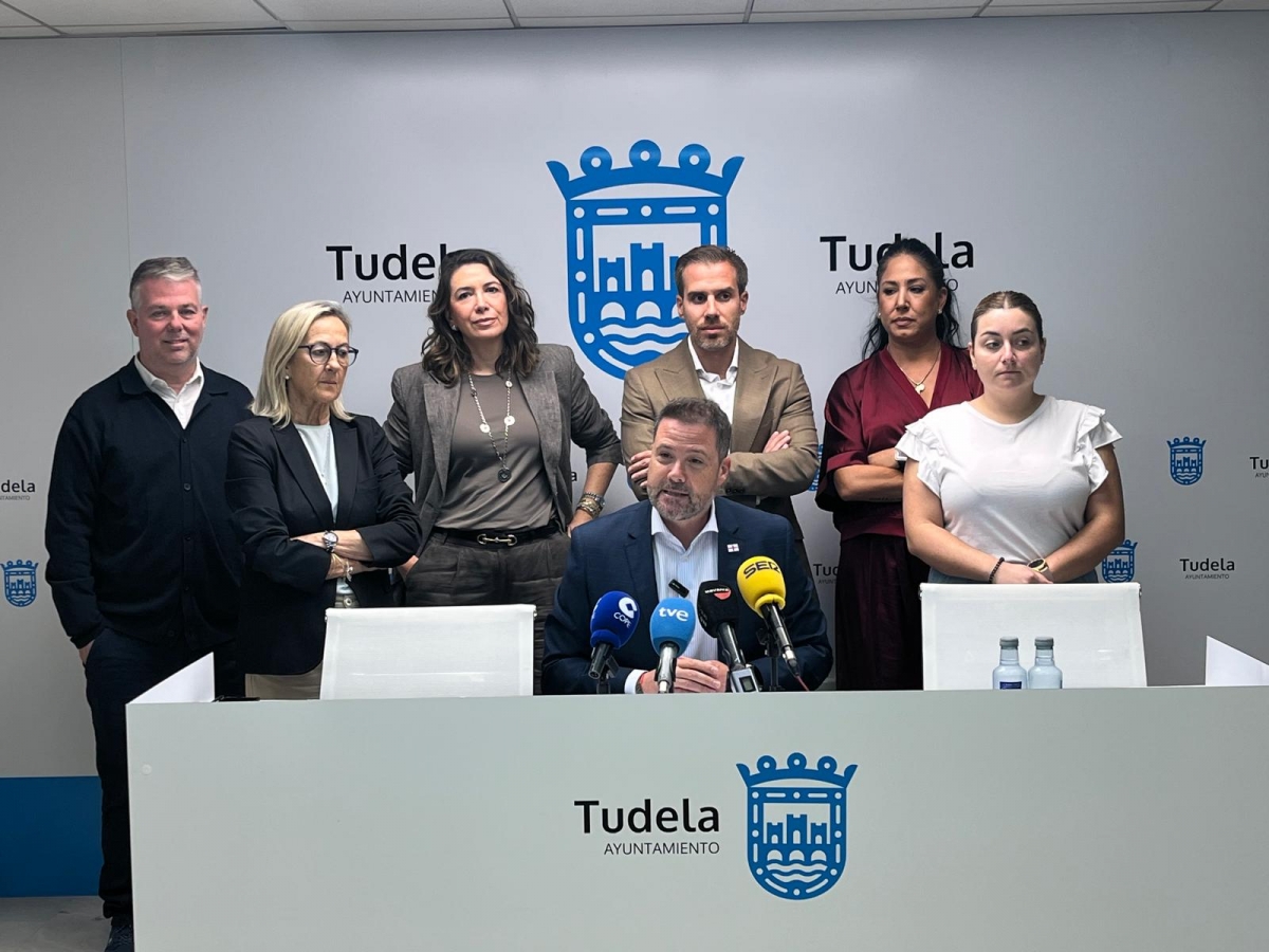 El alcalde de Tudela exige responsabilidades políticas a Chivite y Bretaña tras el archivo de la planta de fangos 