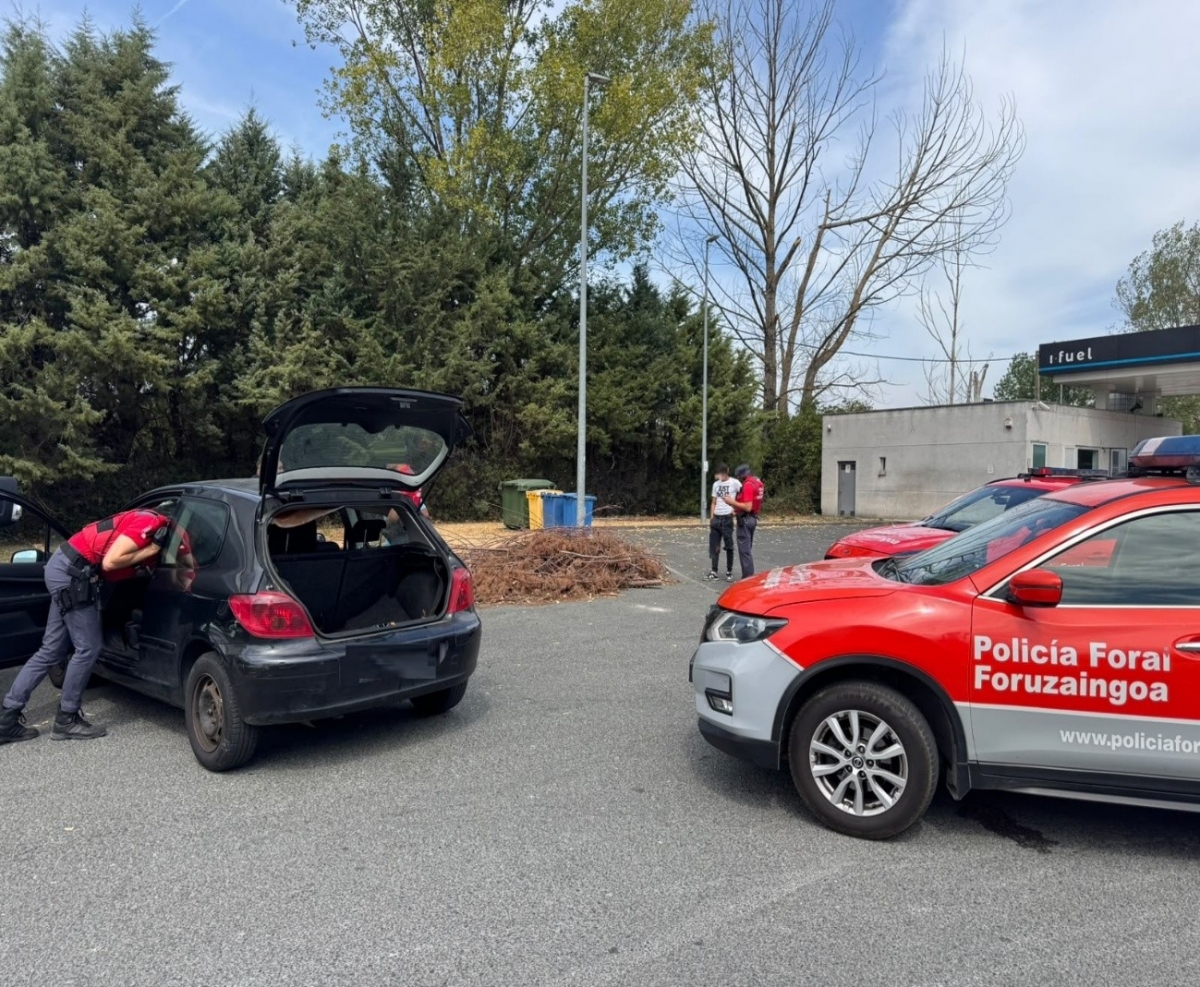 La Policía Foral detiene en Alsasua a un vecino de Beasain por varios robos en Uharte Arakil y Orikain 