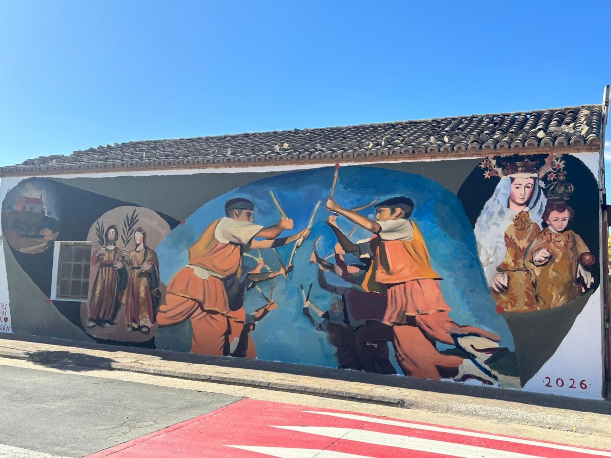 El Azada Fest deja en Fustiñana cinco murales y 350 metros de muro intervenido en su X edición