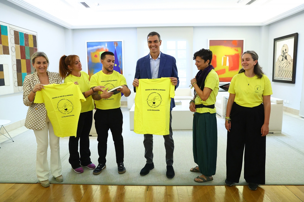 Sánchez se compromete con la educación infantil universal, pública y gratuita 