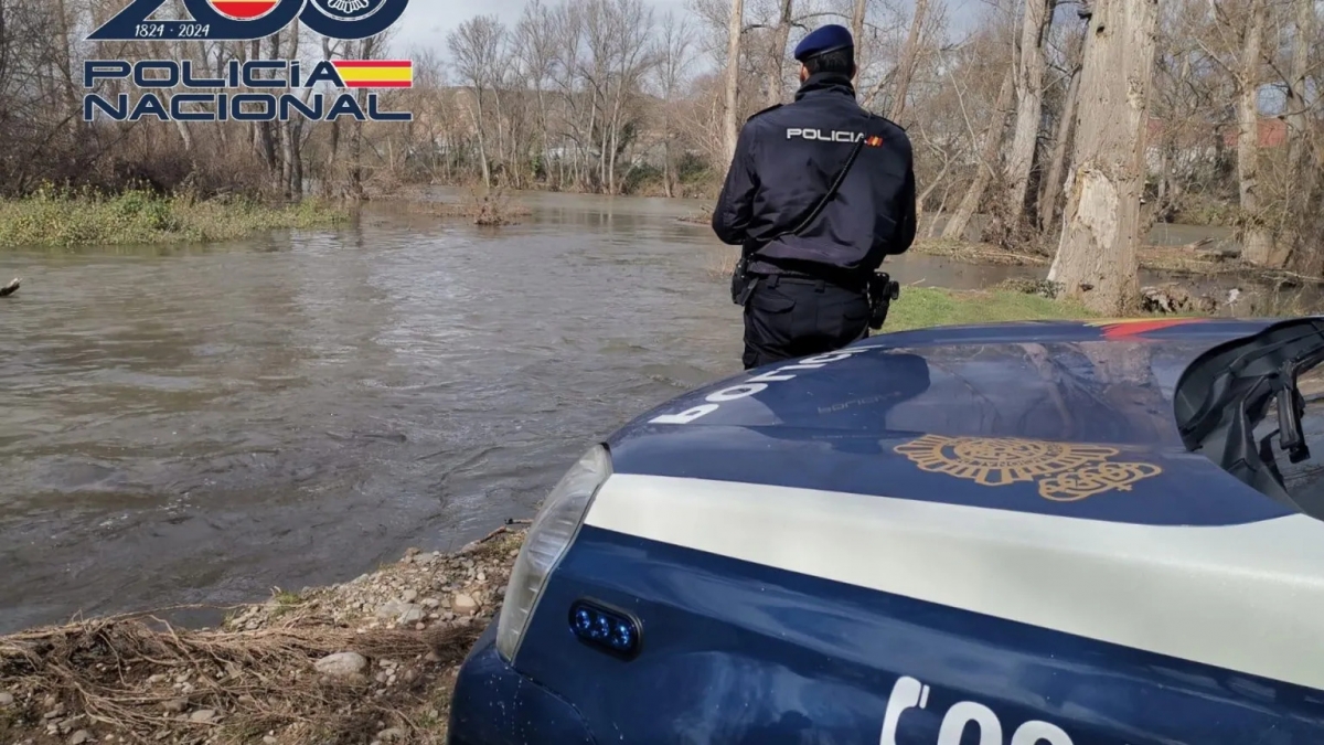 Hallado sin vida en el Ebro, a su paso por Viana, el cuerpo del hombre desaparecido en Logroño hacía una semana