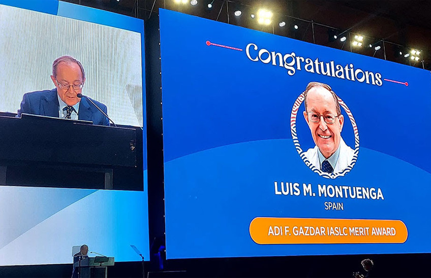 La Asociación Internacional de Cáncer de Pulmón galardona al Dr. Luis Montuenga por su trayectoria