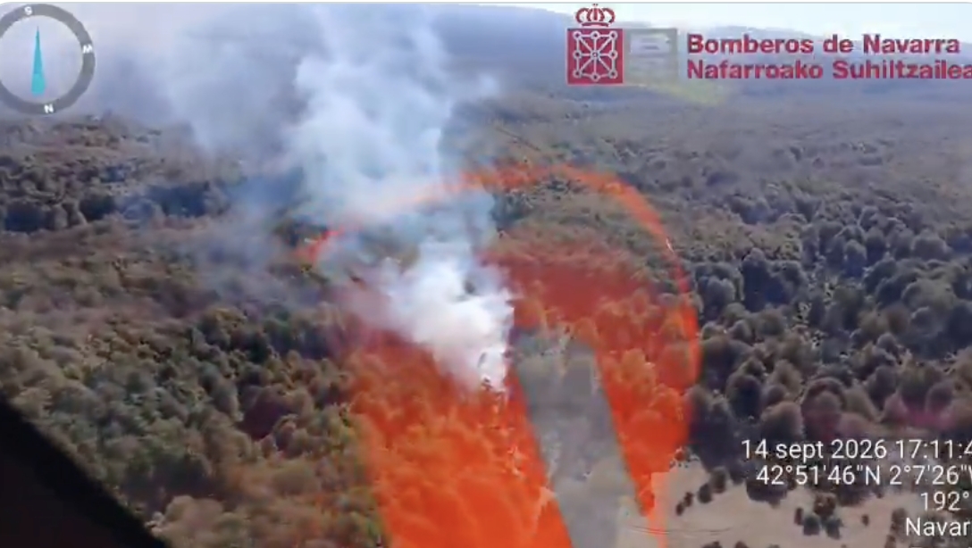 Controlado un incendio forestal declarado en Urbasa