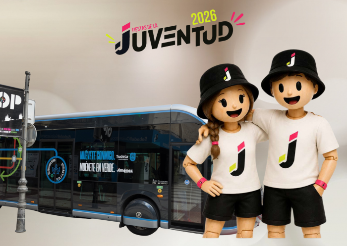 Tudela activa autobuses urbanos especiales para garantizar la movilidad en las Fiestas de la Juventud